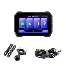 5 Inch CarPlay for Android Auto Waterproof Wireless to Wired Motorcycle GPS Navigation Monitor 1028x600P