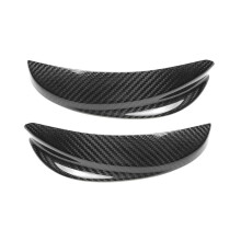 Car Headlight Decorative Stickers Carbon Fiber Eyebrow Stickers for 500 Abarth 2009-2023 Accessories