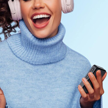 MP3-Musikspieler 128 GB Max, 65 42 12,2 mm, Silber