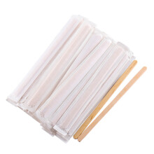 100Pcs 5.5 Inch Coffee Stirrers Sticks -Natural Wood Eco-Friendly Coffee Beverage MilkTea Disposable Stirrer Stick