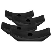 4Pcs Dumbbell Rack Hollow Dumbbell Stand Cushioned Noise Reduction Holder Home Gym Fitness Storage