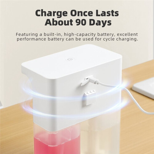 Automatic Dishwashing Liquid Sensor Kitchen Double  Gel Foam Hand Sanitizer Soap Dispenser Wall Hanging 1