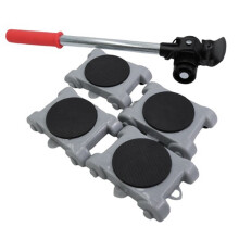 Levantador de MóVeis para ServiçOs Pesados, Transportador de Slides, Conjunto de Ferramentas para MovimentaçãO de MóVeis, Barra de Rolo de Roda,