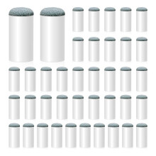 40 Pack Billiard Pool Cue Tips, Slip Pool Cue Repair Tips Kit 12/13mm Billiard Pool Cue Stick Tips Screw Tips