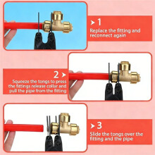 Steckverbindungszange zum Trennen Von Steckverbindern und Steckfittings. Steckverbindungswerkzeug.