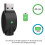 USB Thread Cable, USB Charger Cable, Overcharge Protection Adapter with LED Indicator Adapter for Wireless-4AA 4
