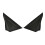 For  Lancia Ypsilon 2011-2024 Left Rear Mirror Triangle Trim 735529370 2