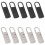 10Pcs Zipper Pull-Tab Replacement, Metal Zipper Puller Zip Slider Extender Handle Mend Fixer for Suitcases Backpacks 1