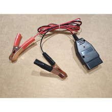 OBD2 Connector Adapter Tools for Car Battery Tester OBD 2 Power Supply Cable for Car Safety+Car Battery Clips