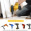 7 Pcs Dry Diamond Drill Bits Set 6mm Vacuum Brazed Core Drill Bit Quick Change Hex Shank for Porcelain Granite 4
