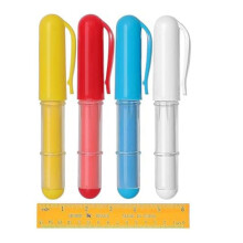 Fabric Chalk Markers for Sewing,Quilting,Crafting Erasable Tailor'S Chalk Work Various Fabrics (4PCS with 1 Ruler)
