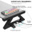 Monitor Stand Computer Riser with 1xUSB Input Port 3xUSB 2.0 Output  for Monitors and Desktop Organizer 3