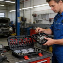 131 Delar Gängverktygssats för Reparation Av Bilmotorblock M5 M6 M8 M10 M12 för Bilreparation