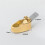 Brass Violin Bridge Fitting Tool Finger Planer for Woodworking Luthier   Chamfer 14mm 2