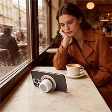 Small Portable Speaker Top Hat Shape Music Player - Magnetic Personal Speaker with Phone Stand for Home Study Room Car