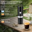 Macchina da caffè portatile 12V 100ml per capsule e caffè macinato, nera, compatta, ideale per i viaggi. 4