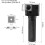 2-Flute Cutting Tool (Forward Rotation), Disposable End Mill, Removable Insert, Double-Flute Woodworking Mill. 6