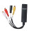 Κάρτα λήψης βίντεο USB, μετατροπέας RCA σε USB για βιντεοκασέτες VHS, μίνι DV, Hi8 και DVD σε 2