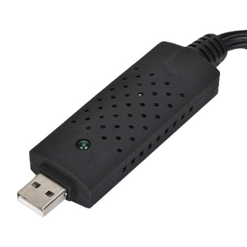 Κάρτα λήψης βίντεο USB, μετατροπέας RCA σε USB για βιντεοκασέτες VHS, μίνι DV, Hi8 και DVD σε 2