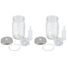 2 Pack 32 Oz Mason Jar Fermentation Kit, Fermentation Jars, Fermentation Lids, Fermenting Weights and Airlocks
