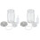 2 Pack 32 Oz Mason Jar Fermentation Kit, Fermentation Jars, Fermentation Lids, Fermenting Weights and Airlocks 1