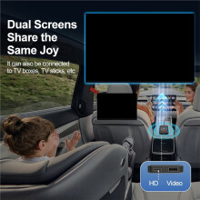4+64GB Android 14 Wireless CarPlay AI Box Plug , 5-in-1 Android Auto -Compatible Car TV Box