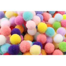 1000 St 10 Mm Blandad FäRg Soft Fluffy Pom Poms Pompoms för Barn Hantverk