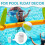 Pool Float Anchor Set, 200g Chrome-Plated Steel Weights for Stability, Includes Sealed Anti-Rust Bottle 5