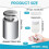Pool Float Anchor Set, 200g Chrome-Plated Steel Weights for Stability, Includes Sealed Anti-Rust Bottle 7