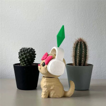Cute Drop-Shaped Dancing Cat Car Ornaments, ,  Dashboard Decoration, Suitable for Car Interiors and Desktops.