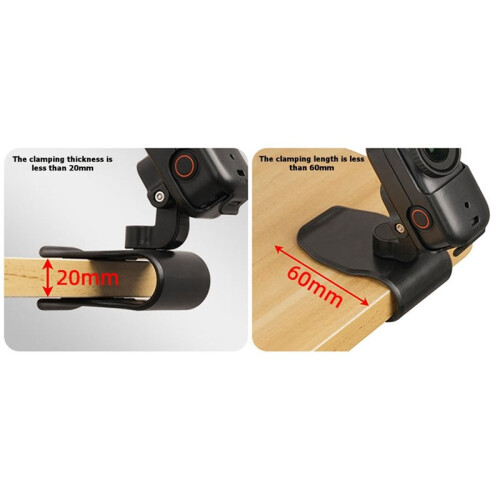 Car Sun Visor Mount Camera Clip Holder for OSMO  Action Camera Universal in-Car Bracket 2