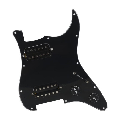 ST SQ Elektrisk Gitarr Laddad FöRtråDad Skrapplatta Gitarr Pickguard Elgitarr Pickup Pickup-Enhet Svart