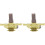 1set/2pcs Carbon Brush Set for DC411, DCG412, DCS320, DCS391 Type 1 Power Tools, Twin Pack 2