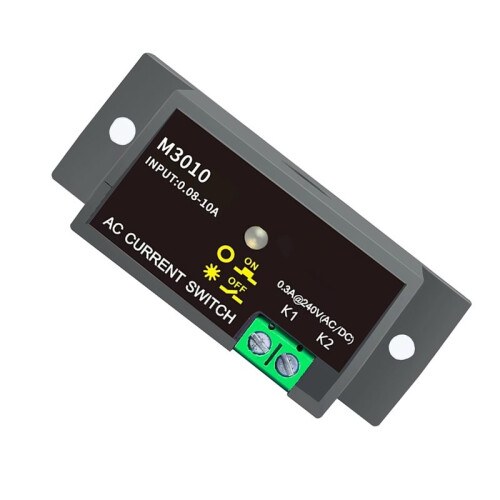 M3010 Miniatuurstroomschakelaar Normaal Open Ampèresensor Bewakingsrelais 0,05-10A Detecteerbaar 1