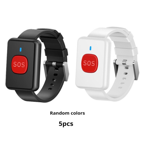 5Pcs Watch Style Wireless Button for Alarm System Emergency Calling RF433Mhz Panic Button for Disable People Siren 2