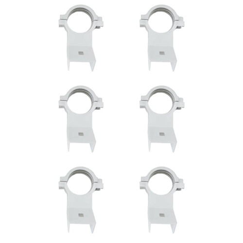 6X KU Band LNB Holder for Satellite Dishes 20mm Plastic Bracket,  for Multiple Dish Sizes