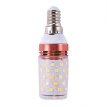 3 Color Temperatures Integrated SMD LED Corn Lamp E14 AC85V - 265V Warm White High Light Conservation Small LED Light Bulb 12W