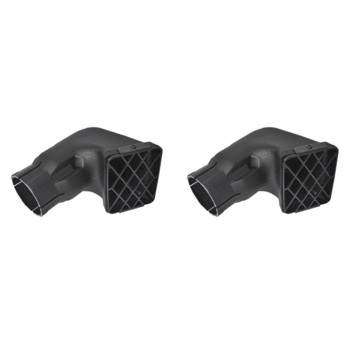 2X Cabeça de Entrada de Snorkel Universal para Carro de 3,0 Polegadas Tubo de Entrada de Ar Garganta para Lama Off-Road