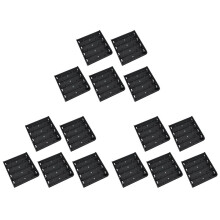 15PCS 4X 21700 Battery Holder Storage Box Case ABS Fireproof Power Bank Cases Slot Batteries Container with Shrapnel