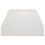 19 cm x 12.5cm Flat White Plastic Cake Decorator Dough Pastry Scraper Tool 1