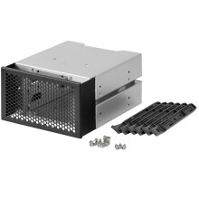 3,5 Pulgadas HDD Cage Rack Hard Driver Tray Hard Drive Cage Support 3 HDD Hard Disks