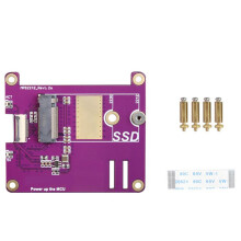PCIE M.2 NVME 2230 2242 Gen3 SSD HAT Kit de Placa de ExpansióN para Raspberry Pi 5 PCIE M.2 NVME SSD HAT