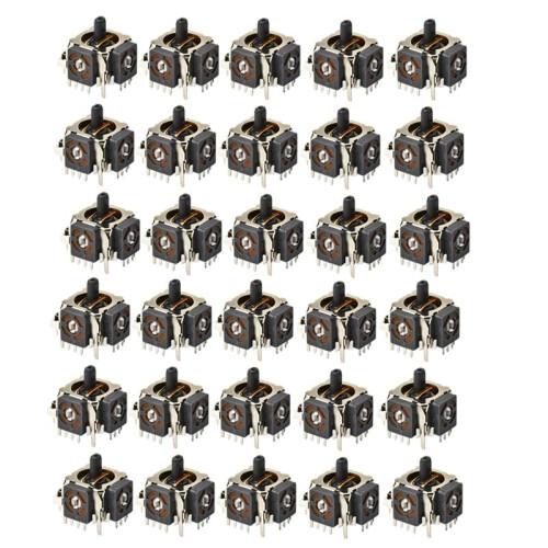 30PCS 3D Joystick Potentiometer for PS2/ 360 Game Controller 3D Analog Joystick B10K for  360
