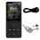 MP3 Player USB Charging Record Digital Display Screen Media Portable Running Walking Music  Black 1