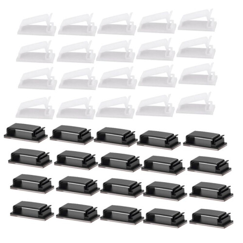 Acrylic Backed Cable Organizer Plug Cable Fixer Self-Adhesive Storage Hole-Free Multifunctional Cable Organizer