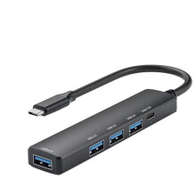 Station D'Accueil USB 5-En-1 Hub USB PD 100W 4K 30Hz USB 3.0 USB2.0 Répartiteur de HUB USB C pour PC Ordinateur Portable Hub de Type C