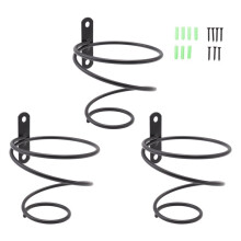 3 Pack Metal Wine Rack Wall Mounted Wine Bottle Holder - Wall Decor Art - Included Mounting Screws and Anchors