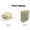 433MHz Universal Wireless Remote Control AC220V 4CH RF Relay Receiver 1 Transmitter for Universal Garage Door Control 5