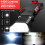 Multifunctional Bicycle Headlight, High Brightness, IPx 5 Waterproof, Mobile Phone Holder, Speaker 4