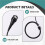 FR100R Rogowski Coil Current Sensor 0-10KA Current- Differential Output Signal AC Leakage Current Detector 6